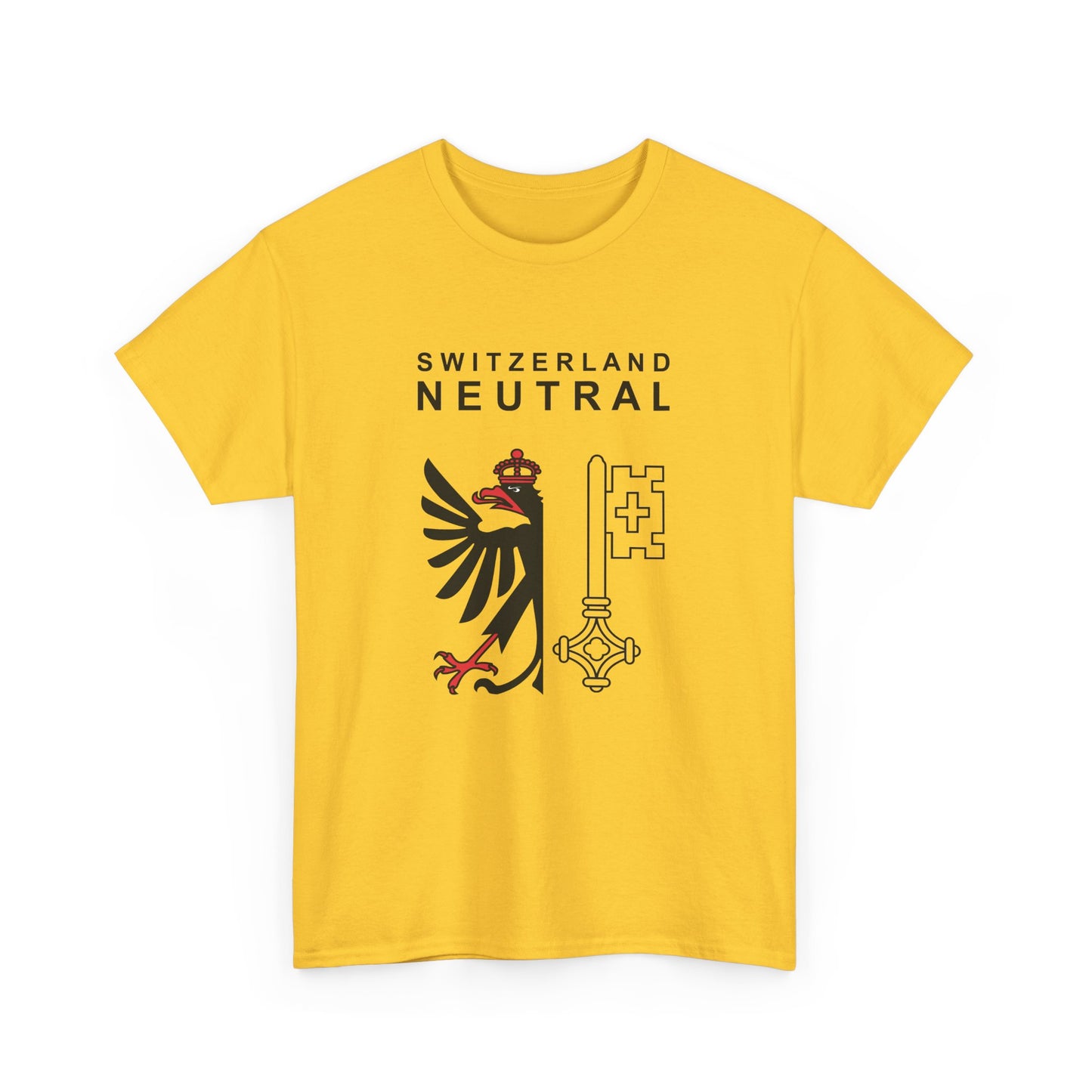 Colors of Switzerland - Geneva- Unisex Heavy Cotton T-Shirt